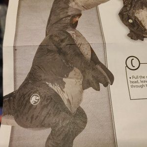 Jurassic World - blow up Blue dinosaur costume